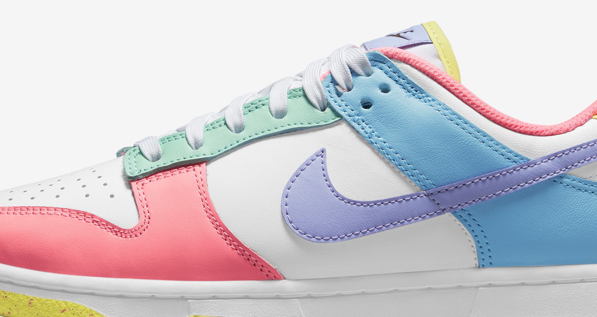 nike dunk low candy on feet